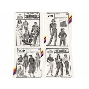 Vintage Stretch & Sew Patterns Lot 5 Ann Person Skirts Blazer‎ Jacket Knit 1970s